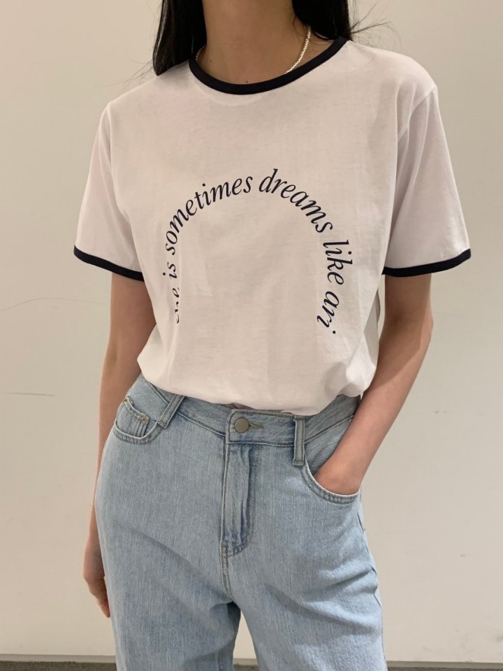 Most - Korean Women Fashion - #womensfashion - Dream Colored Tee - 5