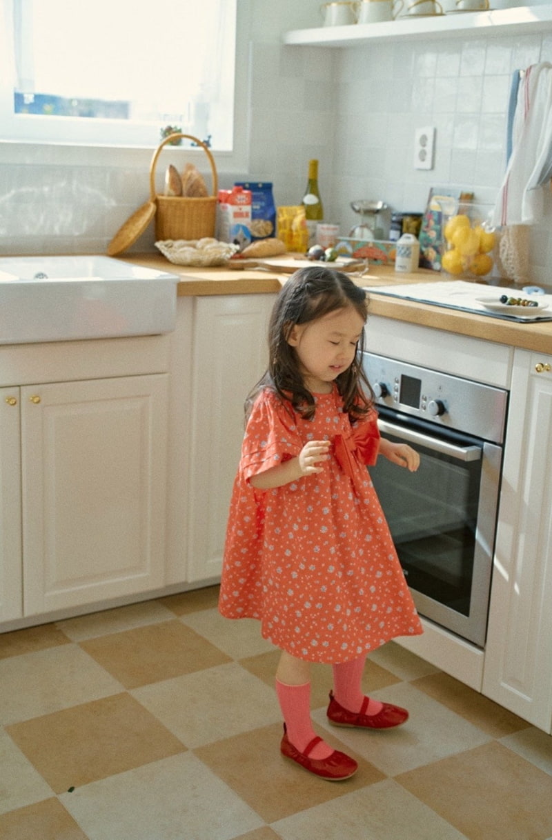 Mumunbaba - Korean Children Fashion - #Kfashion4kids - Laura Red One-piece - 9