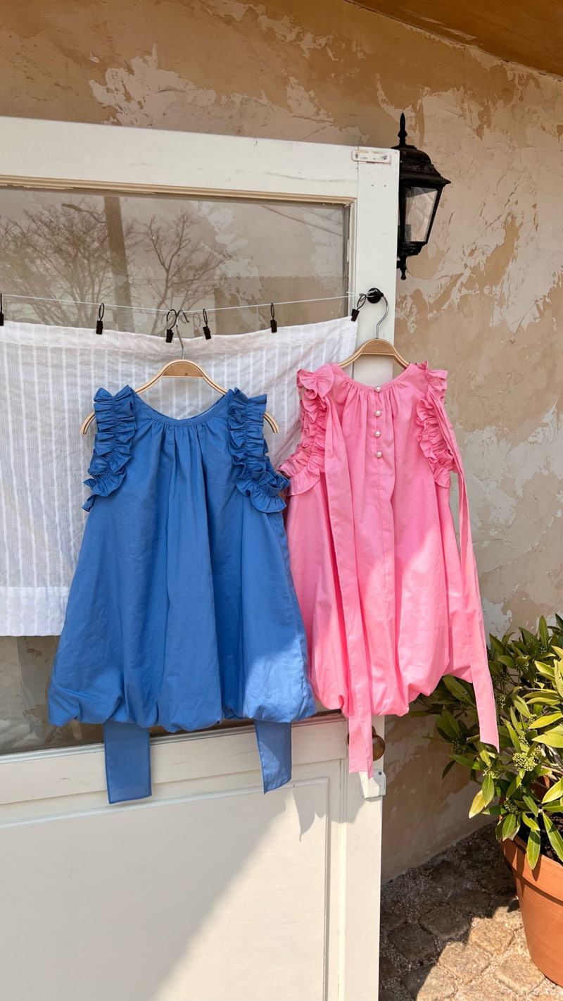 Mumunbaba - Korean Children Fashion - #Kfashion4kids - Bubble Volume One-piece - 3