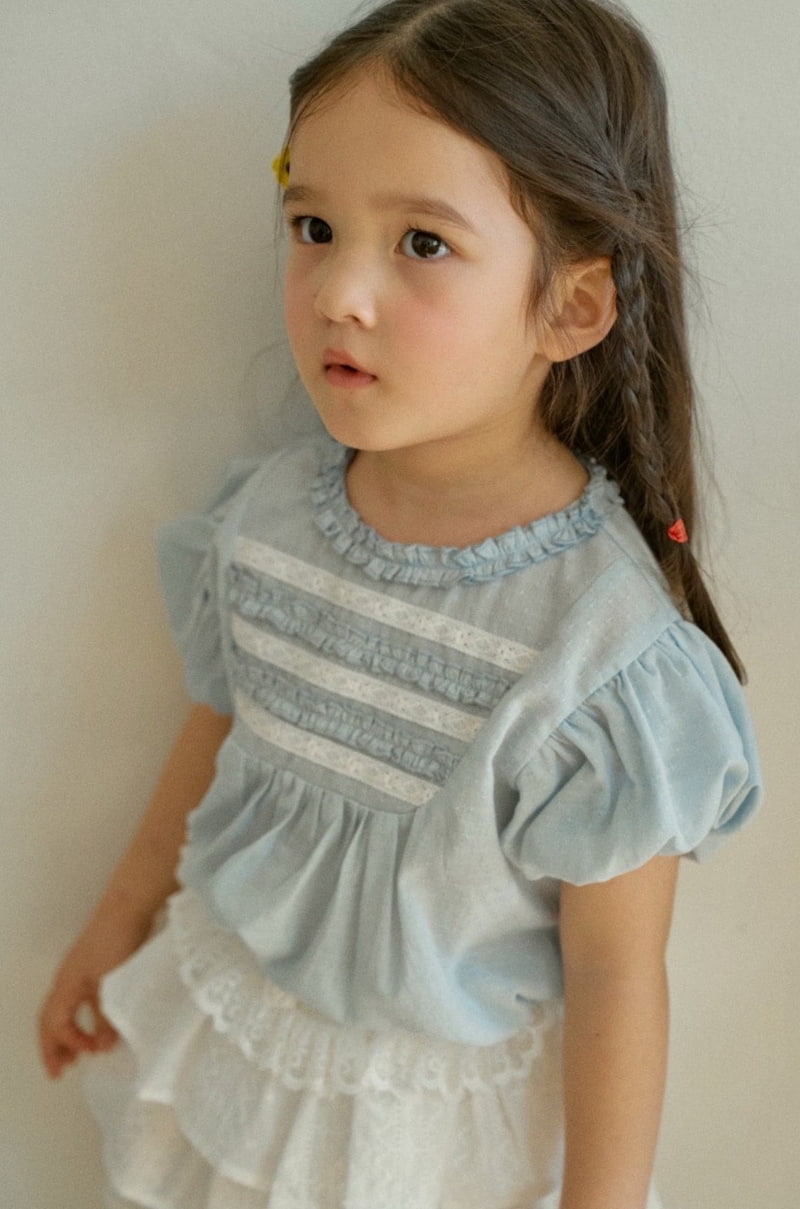 Mumunbaba - Korean Children Fashion - #stylishchildhood - Glow Blouse - 4