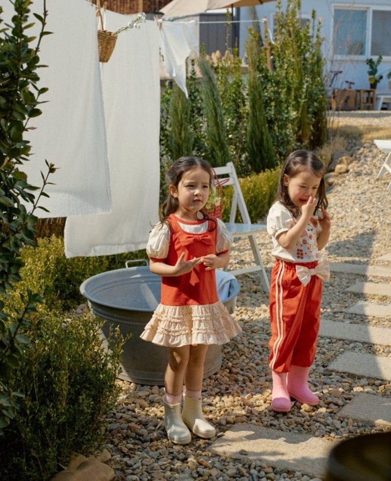 Mumunbaba - Korean Children Fashion - #designkidswear - Ring Ring One-piece - 11