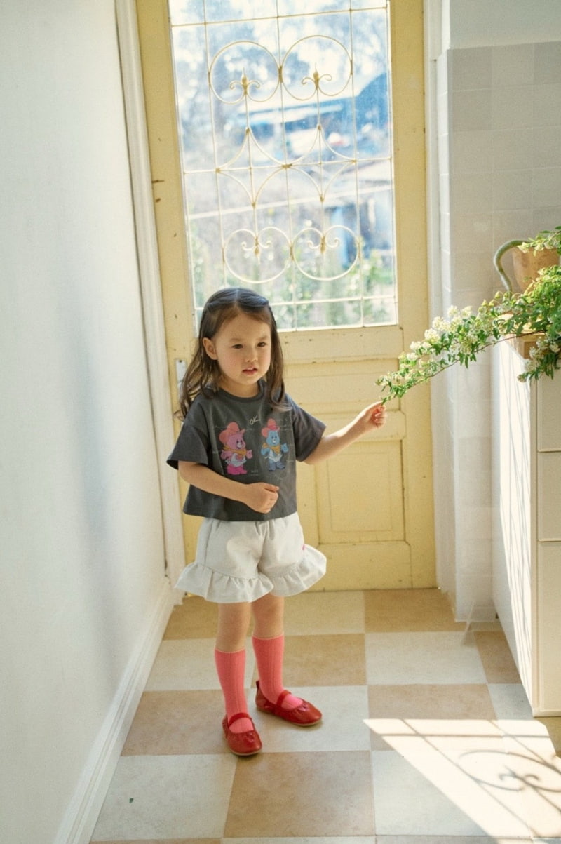 Mumunbaba - Korean Children Fashion - #designkidswear - Shine Frill Pants - 5