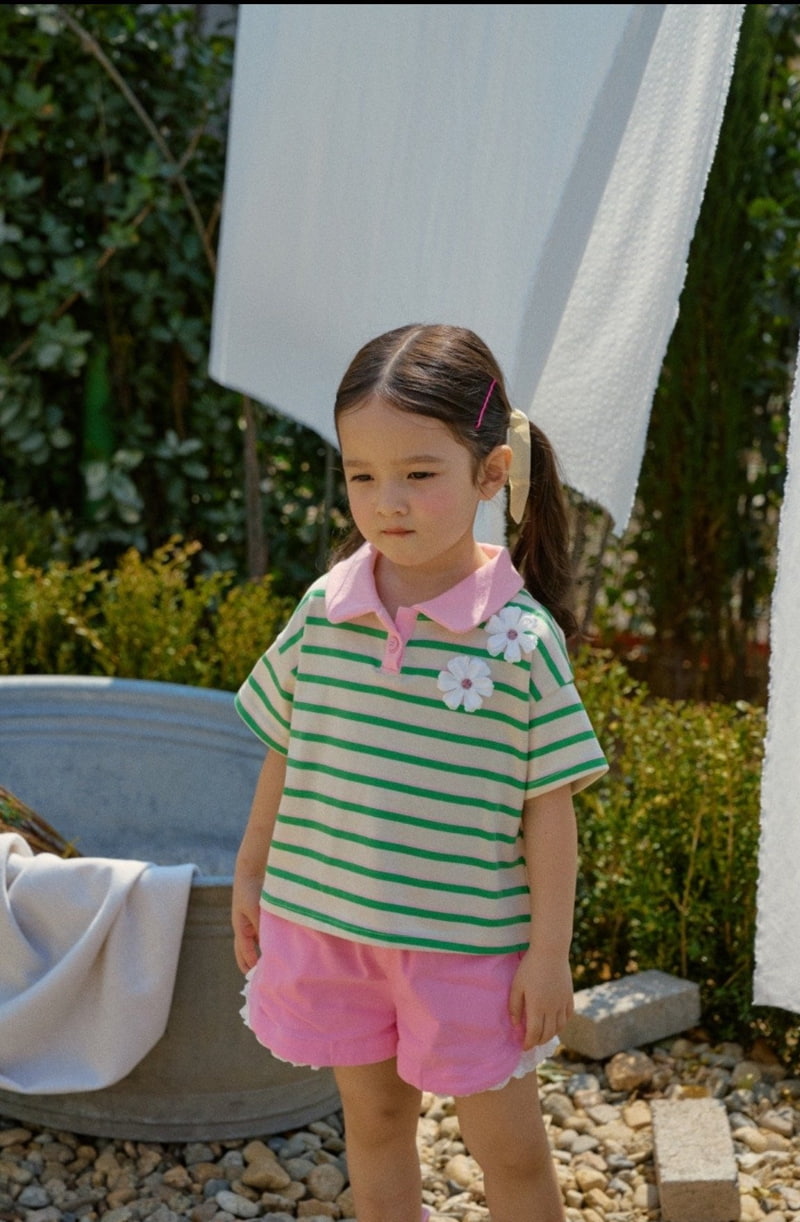 Mumunbaba - Korean Children Fashion - #discoveringself - Vien Collar Tee - 10
