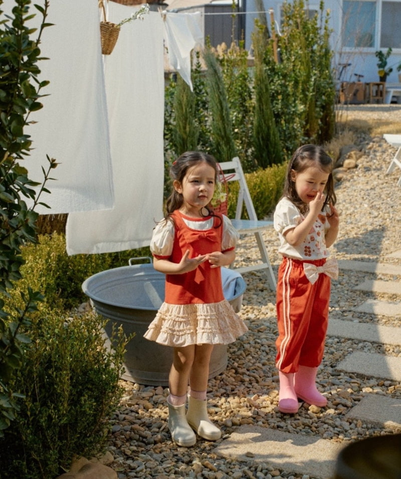 Mumunbaba - Korean Children Fashion - #minifashionista - Ring Ring Long Pants - 9