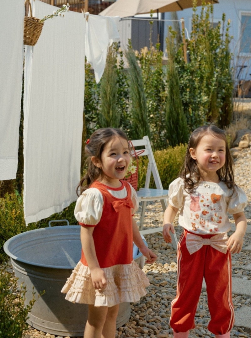 Mumunbaba - Korean Children Fashion - #prettylittlegirls - Ring Ring Long Pants - 10