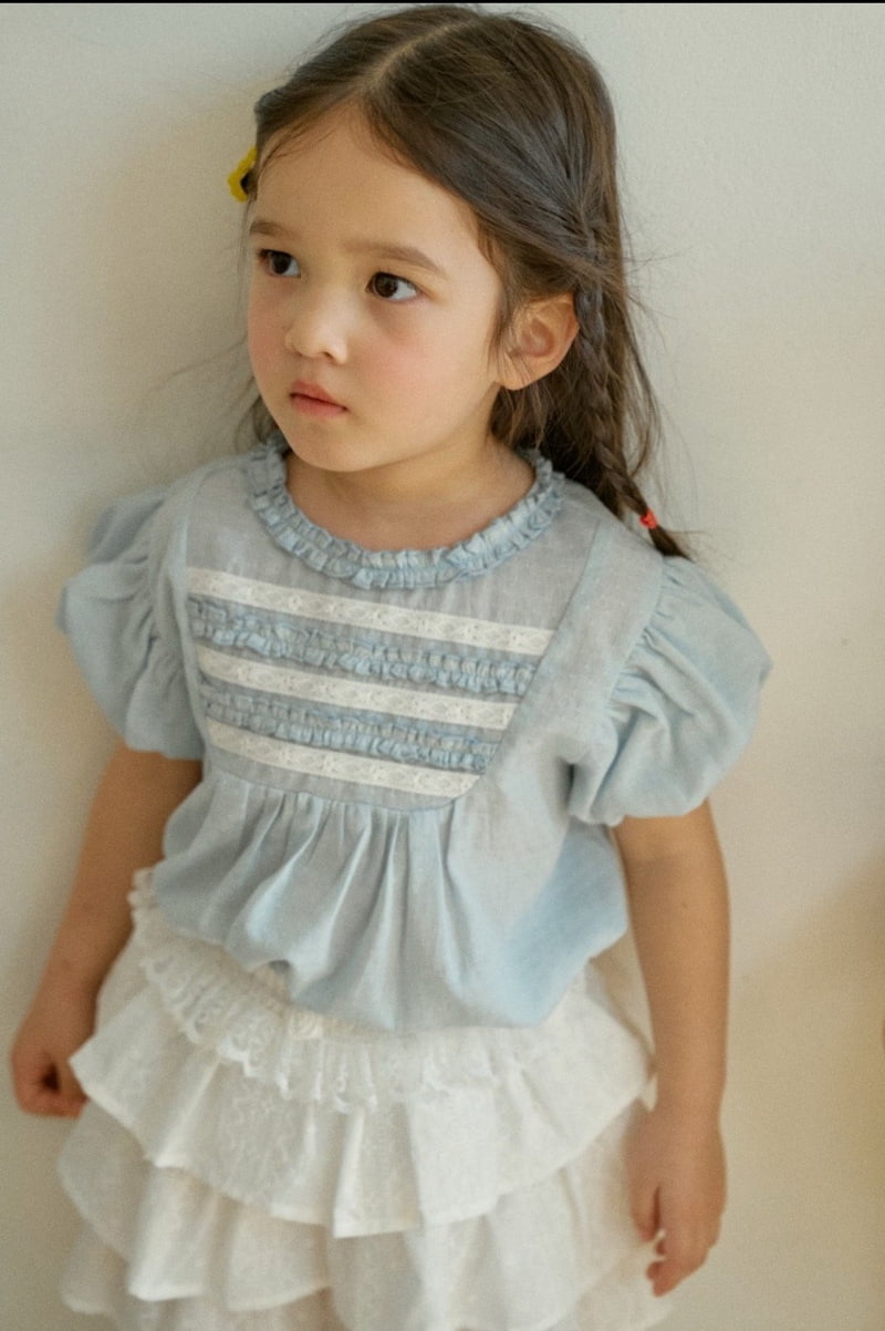 Mumunbaba - Korean Children Fashion - #todddlerfashion - Glow Blouse