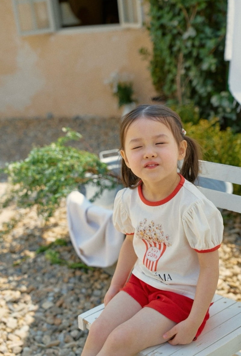 Mumunbaba - Korean Children Fashion - #todddlerfashion - Popcorn Tee - 4