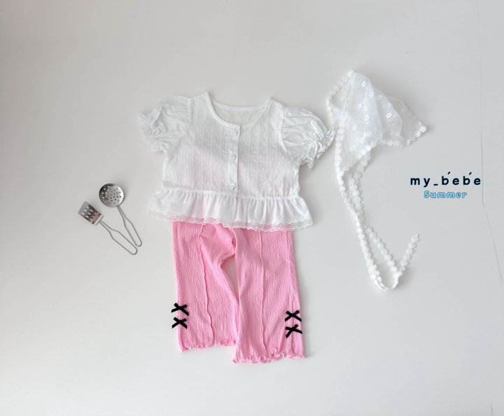 My Bebe - Korean Baby Fashion - #babyboutique - Pintuck Bootcut Pants - 9