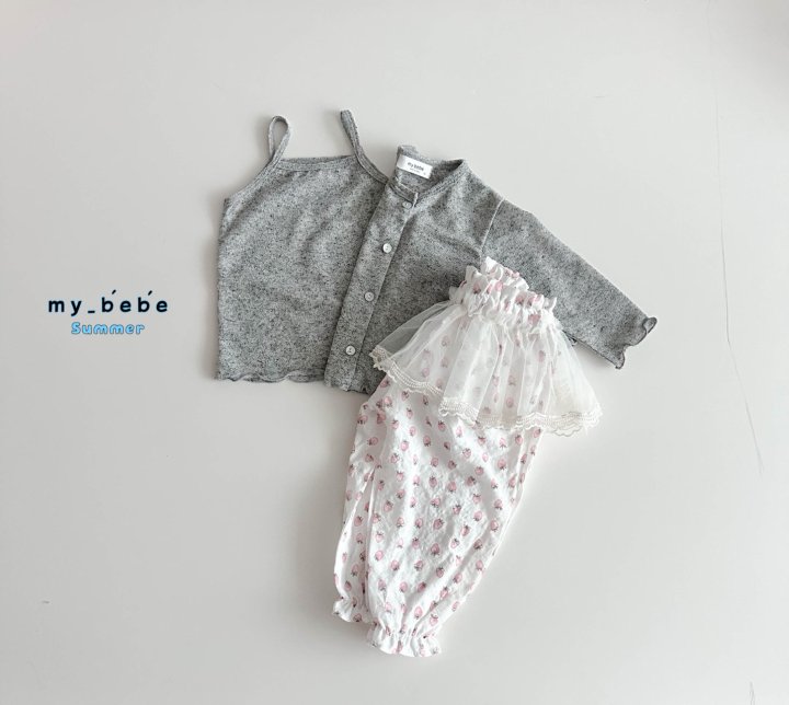 My Bebe - Korean Baby Fashion - #babyboutique - Lace Sausage Pants - 8