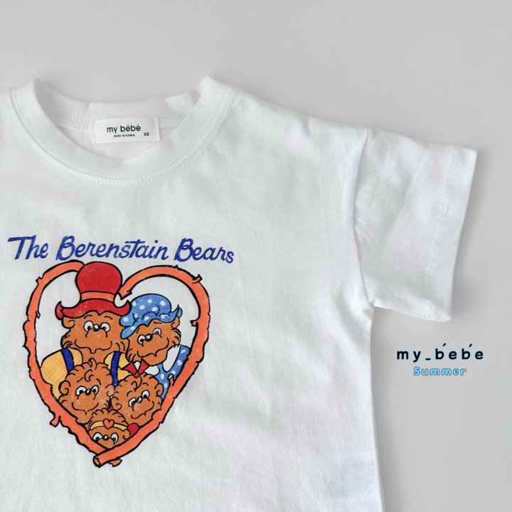 My Bebe - Korean Baby Fashion - #babyboutique - Bear Tee - 6