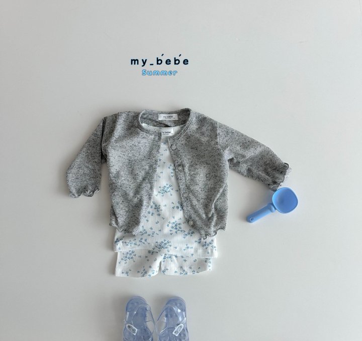 My Bebe - Korean Baby Fashion - #babyboutique - Short Sleeve Easywear - 9