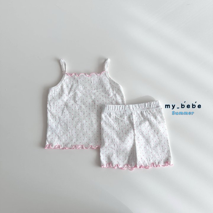 My Bebe - Korean Baby Fashion - #babyboutique - Sleeveless Easywear - 8