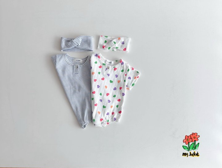 My Bebe - Korean Baby Fashion - #babyboutiqueclothing - Tight Suit Set - 3
