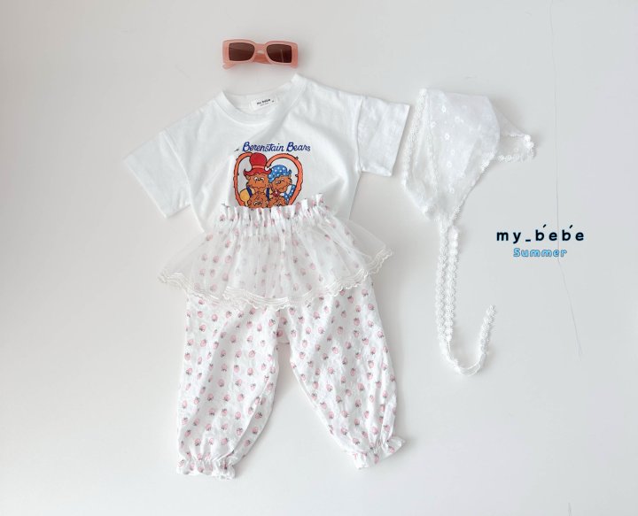 My Bebe - Korean Baby Fashion - #babyboutiqueclothing - Bear Tee - 7