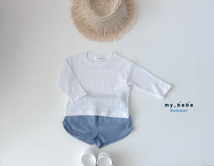 My Bebe - Korean Baby Fashion - #babyboutiqueclothing - Cooling Long Sleeve Tee - 6