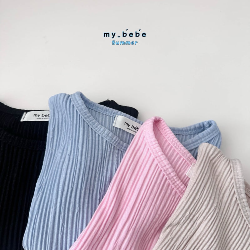 My Bebe - Korean Baby Fashion - #babyboutiqueclothing - Pleated Set - 12