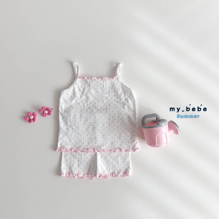 My Bebe - Korean Baby Fashion - #babyboutiqueclothing - Sleeveless Easywear - 9