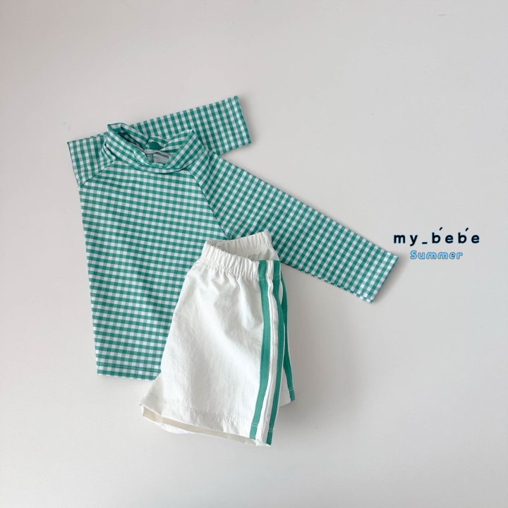 My Bebe - Korean Baby Fashion - #babyboutiqueclothing - Rash Guard Shorts Set - 8