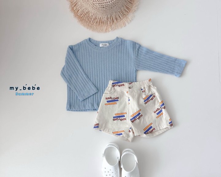 My Bebe - Korean Baby Fashion - #babyclothing - Printed Shorts - 10