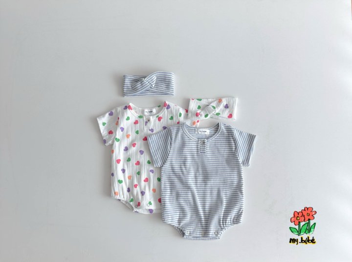 My Bebe - Korean Baby Fashion - #babyfashion - Tight Suit Set - 5