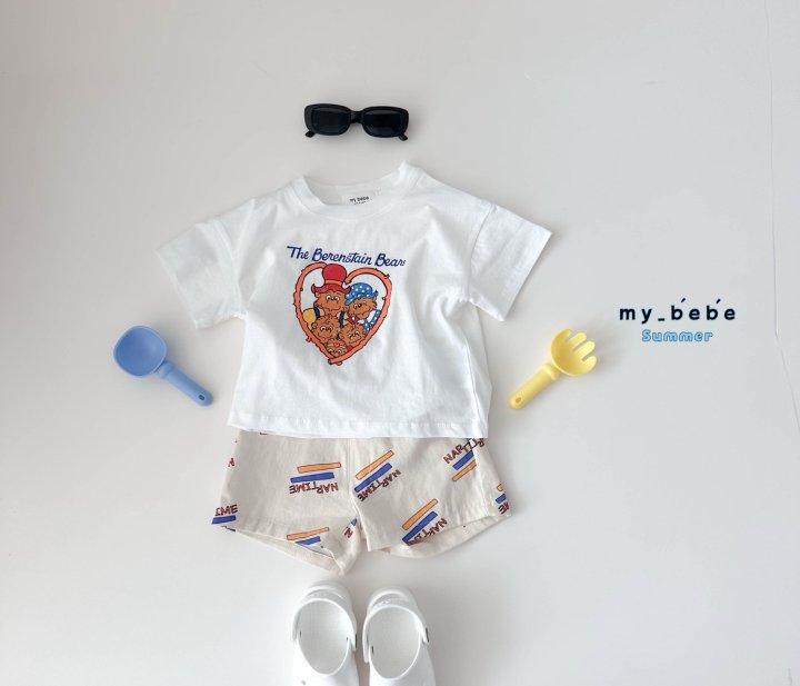 My Bebe - Korean Baby Fashion - #babyfashion - Bear Tee - 9