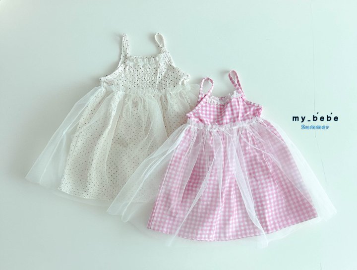 My Bebe - Korean Baby Fashion - #babyfashion - Sha Sleeveless One-piece