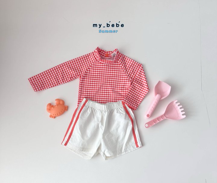My Bebe - Korean Baby Fashion - #babyfashion - Rash Guard Shorts Set - 10