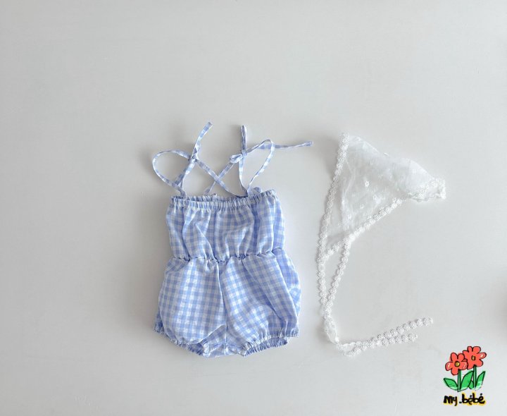 My Bebe - Korean Baby Fashion - #babyfever - Sleeveless Jumpsuit - 5