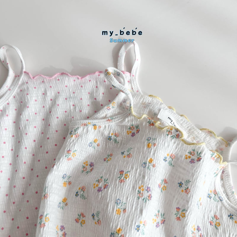 My Bebe - Korean Baby Fashion - #babyfever - Sleeveless Easywear - 12