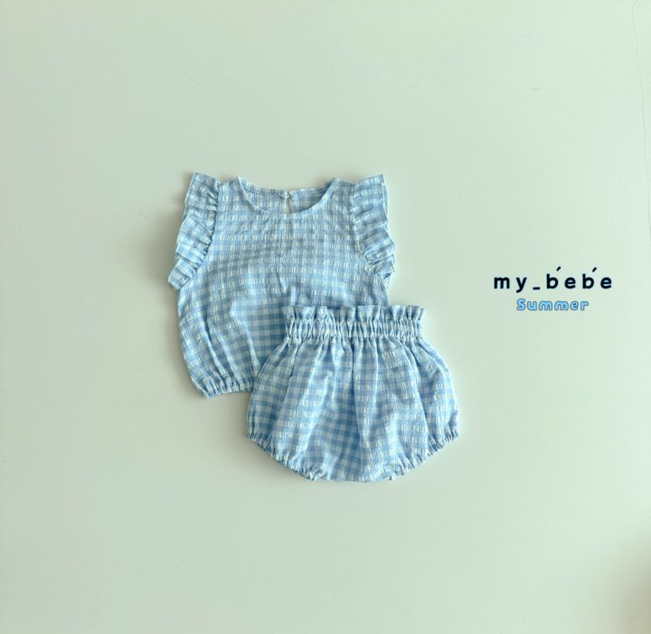 My Bebe - Korean Baby Fashion - #babygirlfashion - Wing Bloomer Set - 3