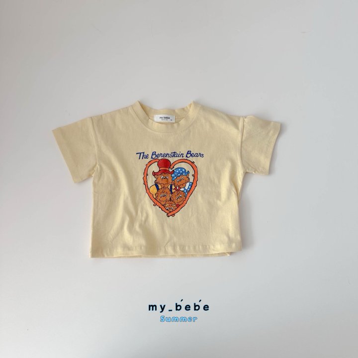 My Bebe - Korean Baby Fashion - #babygirlfashion - Bear Tee - 11