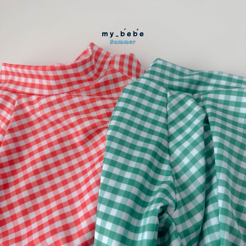 My Bebe - Korean Baby Fashion - #babygirlfashion - Rash Guard Shorts Set - 12