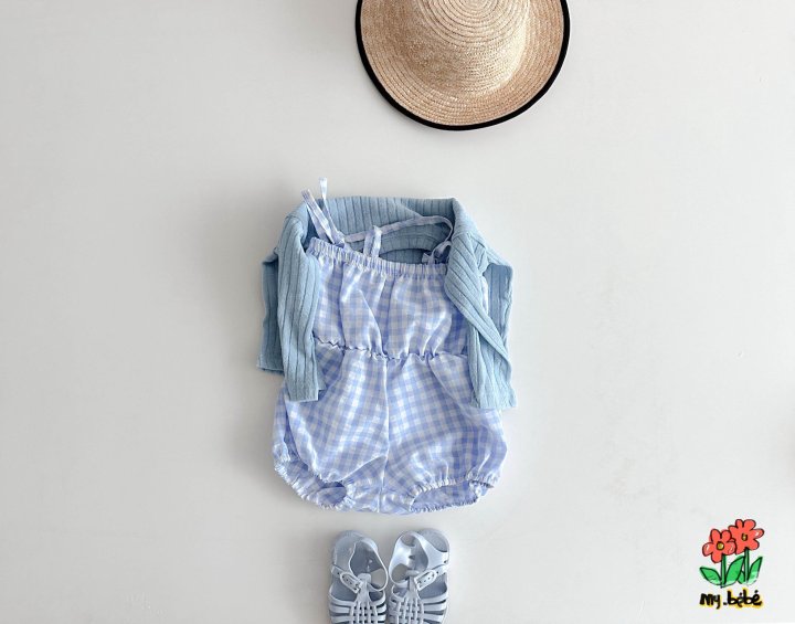 My Bebe - Korean Baby Fashion - #babylifestyle - Sleeveless Jumpsuit - 7