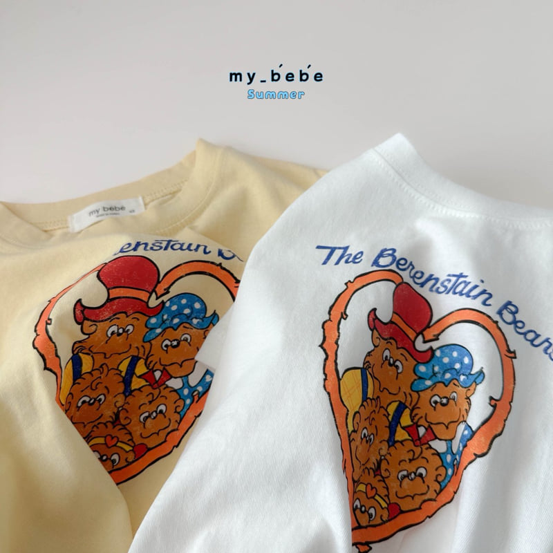 My Bebe - Korean Baby Fashion - #babylifestyle - Bear Tee - 12