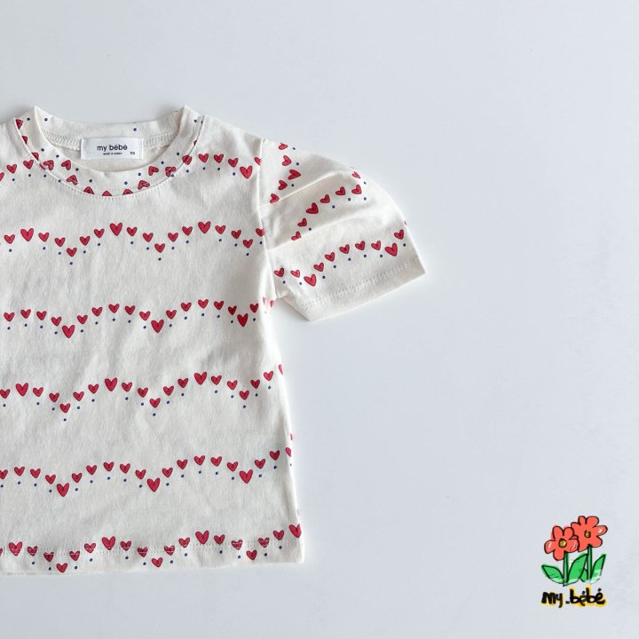 My Bebe - Korean Baby Fashion - #babylifestyle - Puff Sleeve Tee - 9
