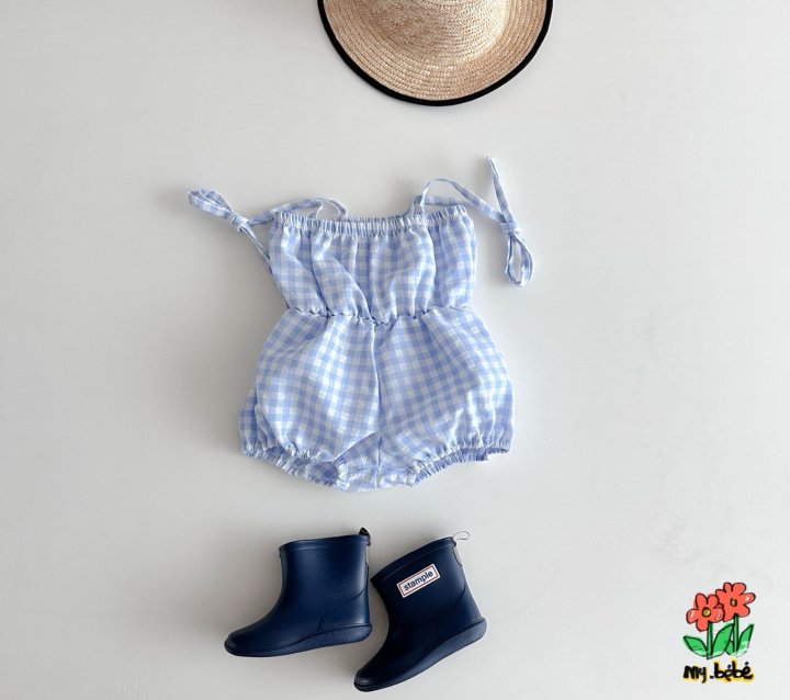 My Bebe - Korean Baby Fashion - #babyoninstagram - Sleeveless Jumpsuit - 8