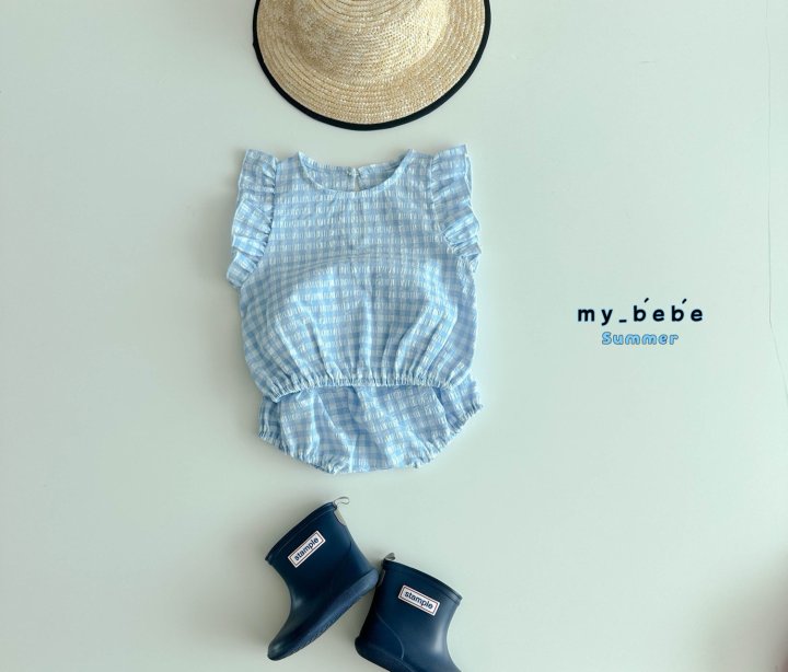 My Bebe - Korean Baby Fashion - #babyoninstagram - Wing Bloomer Set - 5