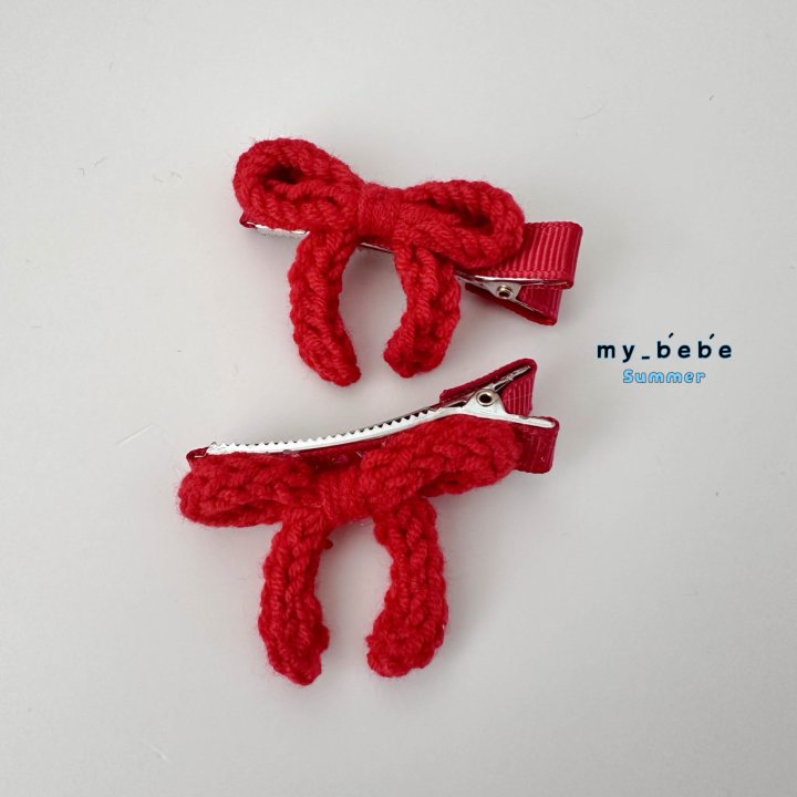 My Bebe - Korean Baby Fashion - #babyootd - Ribbon Hair Clip