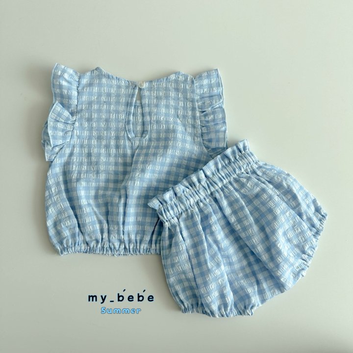 My Bebe - Korean Baby Fashion - #babyootd - Wing Bloomer Set - 6