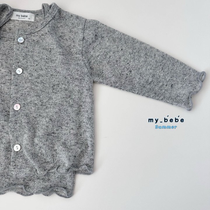 My Bebe - Korean Baby Fashion - #babyootd - Sleeveless Cardigan Set - 10