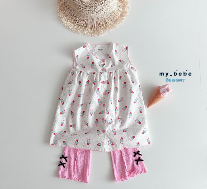 My Bebe - Korean Baby Fashion - #babyootd - Raglan One-piece - 5