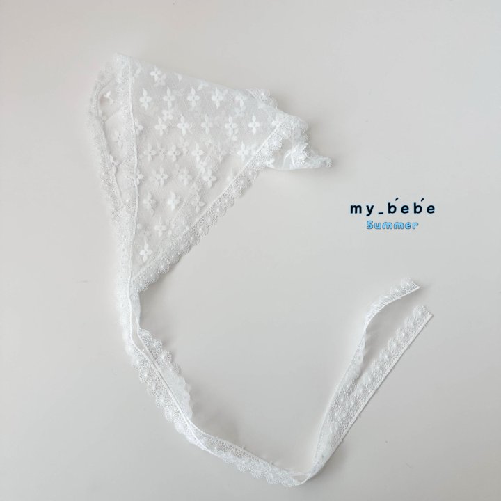 My Bebe - Korean Baby Fashion - #babyoutfit - Lace Bonnet - 5