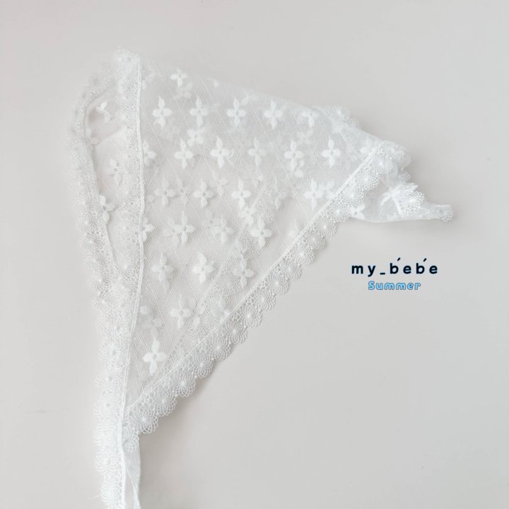 My Bebe - Korean Baby Fashion - #babyoutfit - Lace Bonnet - 6