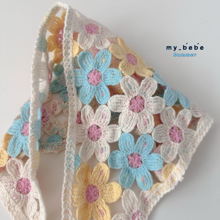 My Bebe - Korean Baby Fashion - #babyootd - Embroidered Bonnet - 4