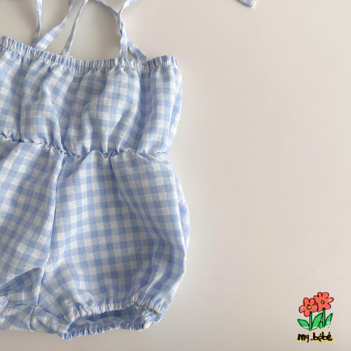 My Bebe - Korean Baby Fashion - #babyoutfit - Sleeveless Jumpsuit - 10