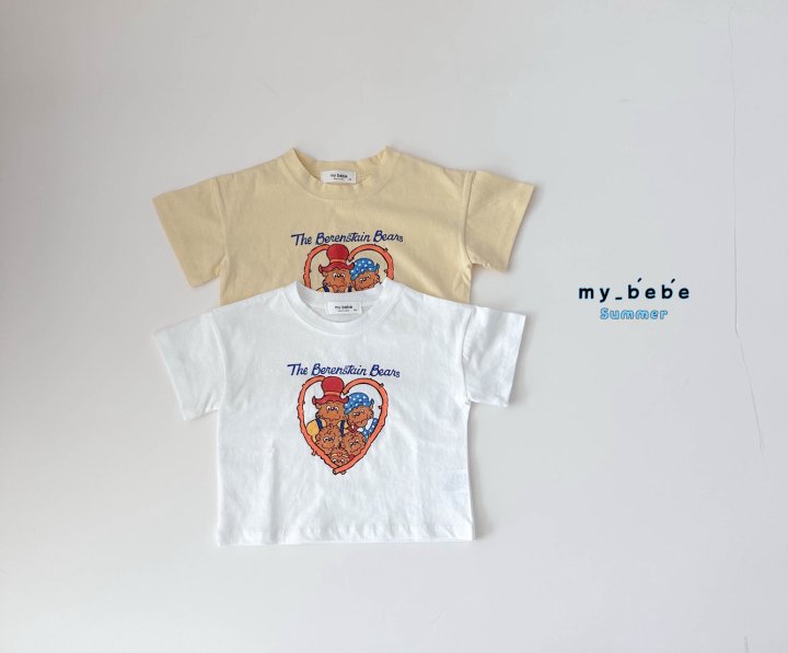 My Bebe - Korean Baby Fashion - #babyoutfit - Bear Tee
