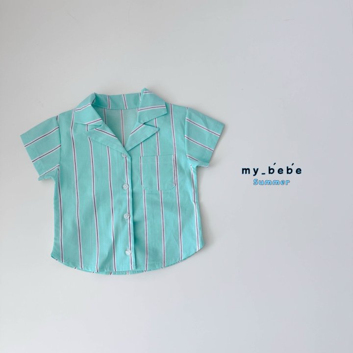 My Bebe - Korean Baby Fashion - #babyoutfit - Collar Shirt - 10