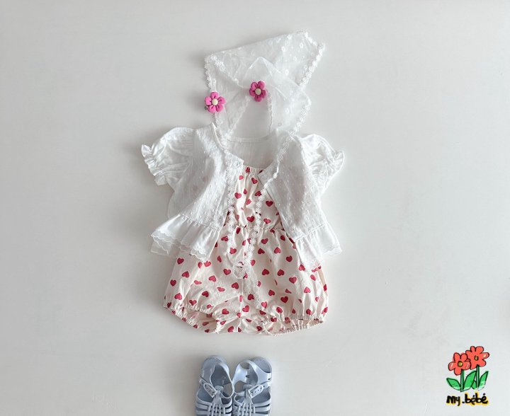 My Bebe - Korean Baby Fashion - #babyoutfit - Lace Blouse - 9