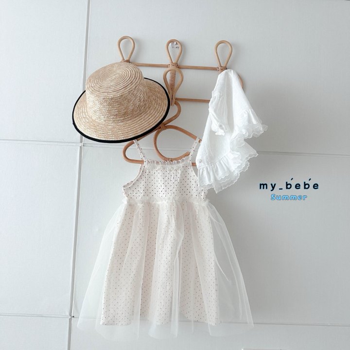 My Bebe - Korean Baby Fashion - #babyoutfit - Sha Sleeveless One-piece - 8