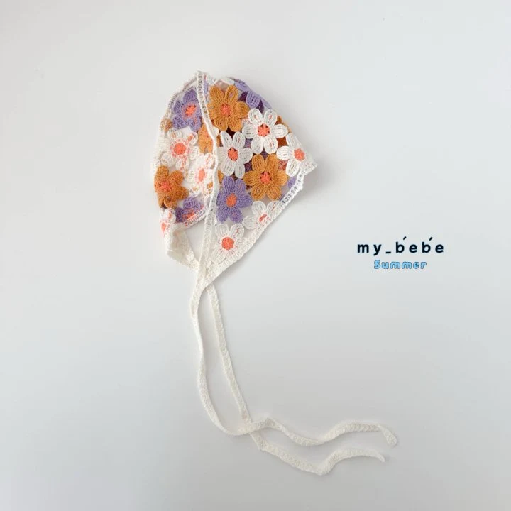 My Bebe - Korean Baby Fashion - #onlinebabyboutique - Embroidered Bonnet - 7